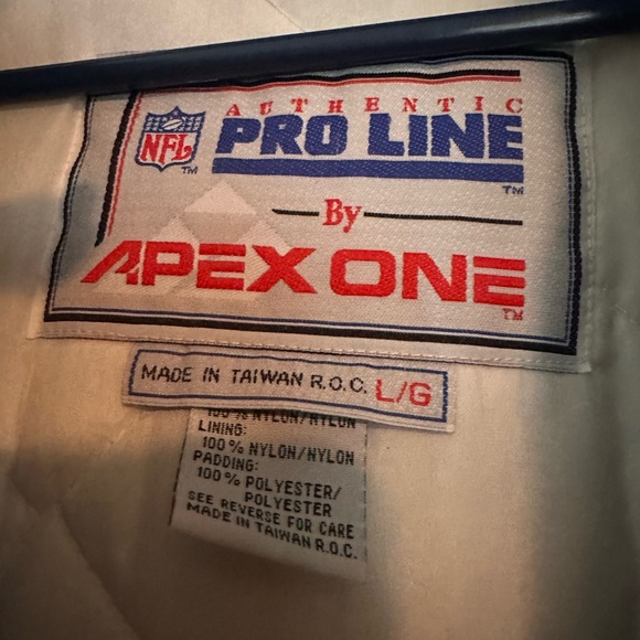 Apex One Dallas cowboys winter jacket. Vintage 90s jacket.Never worn outside (L) - Picture 2 of 6